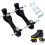 Roller Skate Plates with  Elastic Toe Stopper, Durable Quad Design for Size 3940 Replacement 2