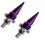 (Purple) Rust Resistant Aluminum License Plate Screws Easy Installation Decorative Fasteners For Auto Motorcycle Vehicles  Silver 1
