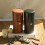 Travel Leather Watch Storage Box Dustproof Protective-brown 7