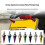 (Purple) Rust Resistant Aluminum License Plate Screws Easy Installation Decorative Fasteners For Auto Motorcycle Vehicles  Silver 2