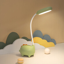 Lampa Deisce LED Soilsiú Trí Mhód, Lampa Boird Fillte Inaistrithe le 7 Soilse Comhthimpeallacha Ildaite, In-athluchtaithe USB le haghaidh
