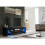 TV Unit 160cm Aria - Black with Gloss Doors 6
