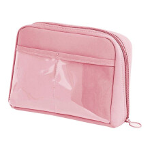 (Pink) Big Capacity Pencil Case High Capacity Pen Bag 12 Compartments Marker Storage Pouches Portable Art Supply Organiser  Caramel brown