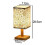 Versatile Linen Shade Lamp, Small Table Lamp with a Solid Wood Base for a Soothing Night Light Experience 2