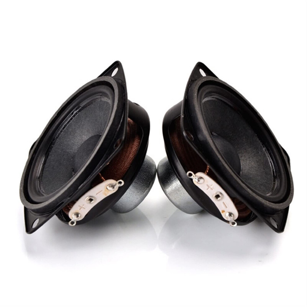 Full Range Speaker 2Piece 8 Ohm 10W Hifi Portable Mini Loudspeaker 57Mm Diy Bluetooth Bookshelf Soundbar 9001264865115