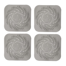 Shower Drain Cover For Bathroom, Silicone Trap With Easy Maintenance, Drain Hair Catcher With Hydrophilic And Oleophobic Properties, Fine Strainer For