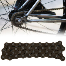 Fixie-Bike-Kette, Hohlprofil, 38 Glieder, leichte Performance-Kette für Bahn- und Stadtradfahren, Magic Chain Link Technologie, langlebiger Stahl