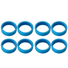 Nem at installere hjulbeskytter til rejsekuffert, stødabsorberende silikone kufferthjulbeskytter med beskyttelse af dine hjul-funktionalitet.