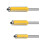 Industrial Router Bit Suitable For Woodworking 4-3 piece set 1