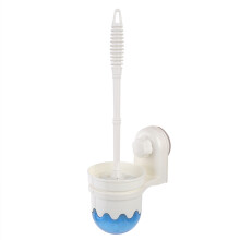Escova de vaso sanitário atóxica com cabo ergonômico, design para montagem na parede, fácil de instalar, alta qualidade, limpeza profunda, cabo