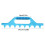 2pcs Plastic Beekeeping 7 Frame Spacing Accuracy Tool Ergonomic 3