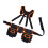 Multi Pocket Work Belt For Carpenters Reinforced-BlackandOrange 1