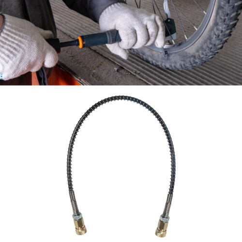 Air Refill Pump High Pressure Hose & Spring Wrapped M10-B 2