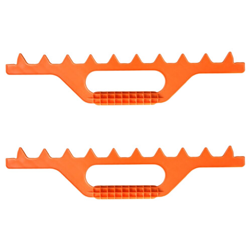 Ensemble de râteaux à 9 broches, 2 pièces, conception à