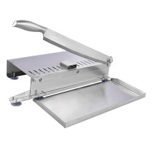 Manual Meat Slicer Machine Stainless Steel with Adjustable Thickness for Chicken Beef and Ribs