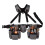 Waterproof Adjustable Suspenders Tool Belt For-BlackAndGray 6