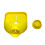 Perceuse en plastique collecteur de poussière,-Jaune Type C 1