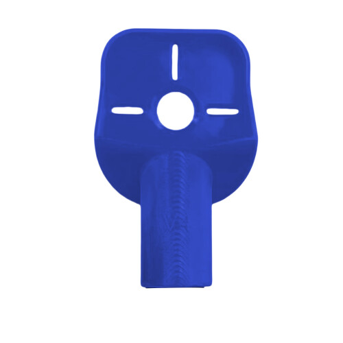 Fixation de dépoussiérage de perçage-Bleu Type D