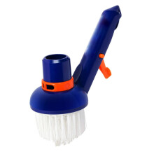 Pool Vacuum Brush Head for Corners and Steps, Durable Swimming Pool Cleaning Attachment for Spa and Hot Tub