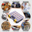 Doppelseitige Hardware-Organizer-Box aus Kunststoff,-Gelb 7