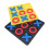 2er-Set XO-Brettspiel, Kunststoff, klassisches 3