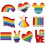 Καρφίτσες Pride με σχέδιο ουράνιου τόξου και σμάλτο, καρφίτσες Pride με ετικέτα LGBT, 2