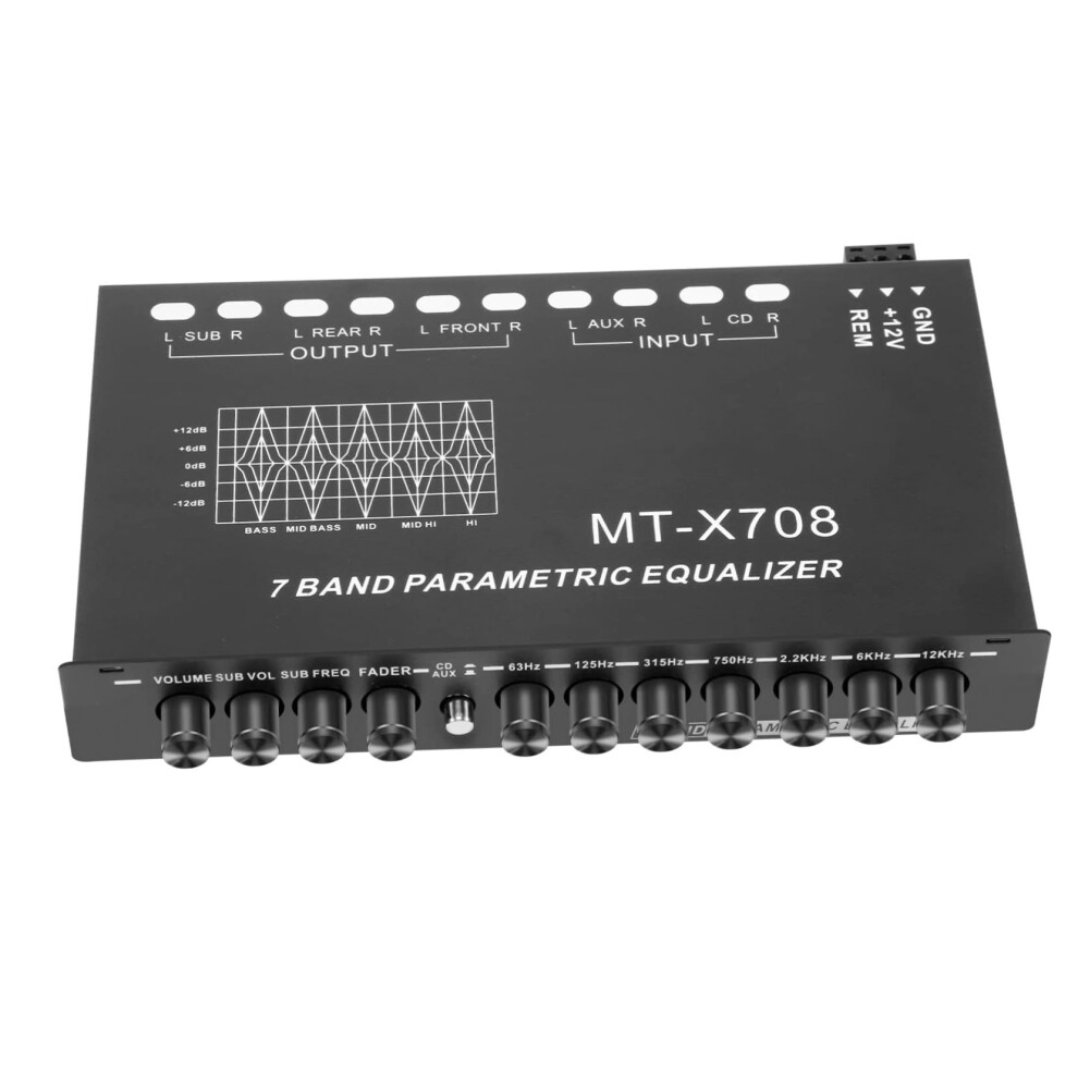 Car Audio Equalizer Digital 7Band For Precise Audio Adjustment And Enhanced Sound Quality 9426802788839
