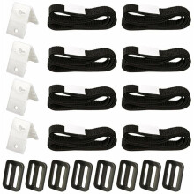 Kit de Fixação para Enrolador de Cobertura Solar, Fitas Adesivas de Nylon de Ampla Aplicação para Enrolador de Cobertura Solar, Design Prático