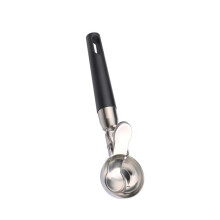 Stainless Steel Ice Cream Scoop with Ergonomic Grip, DualUse for Cookie Dough and Melon Ball