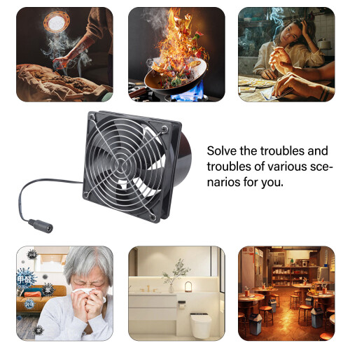 Inline kanaalventilator ventilatie uitlaatversterkers 1