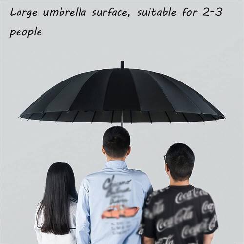 Golf Umbrella Windproof Ventilated Canopy Extra Large Coverage for 23 People Long Handle 1