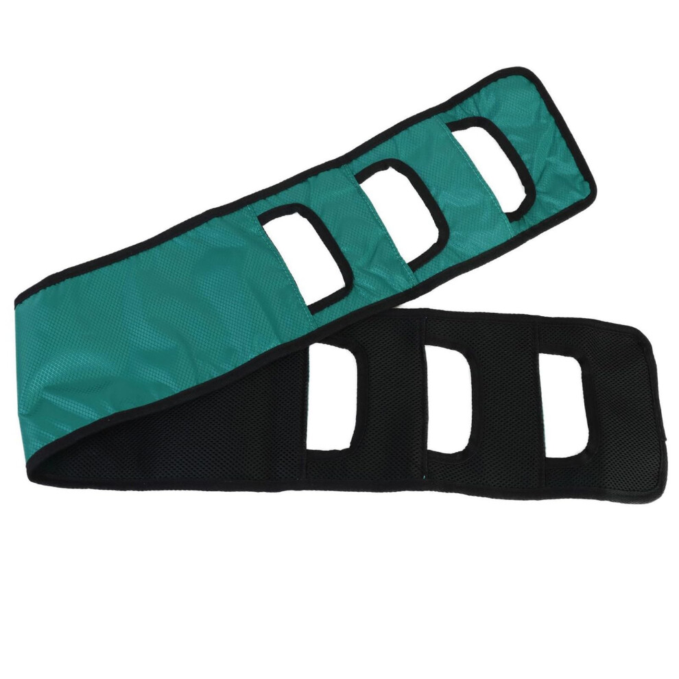 Green Patient Transfer Sling With Handles For Elderly, Waterproof Bed Transfer Aid, 154X24cm