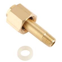 Hogedruk messing gaskleppenadapters met pakkingen voor