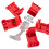 5Pcs Battery Dock Holder For 18V/20V Battery Power Tool-Red 1