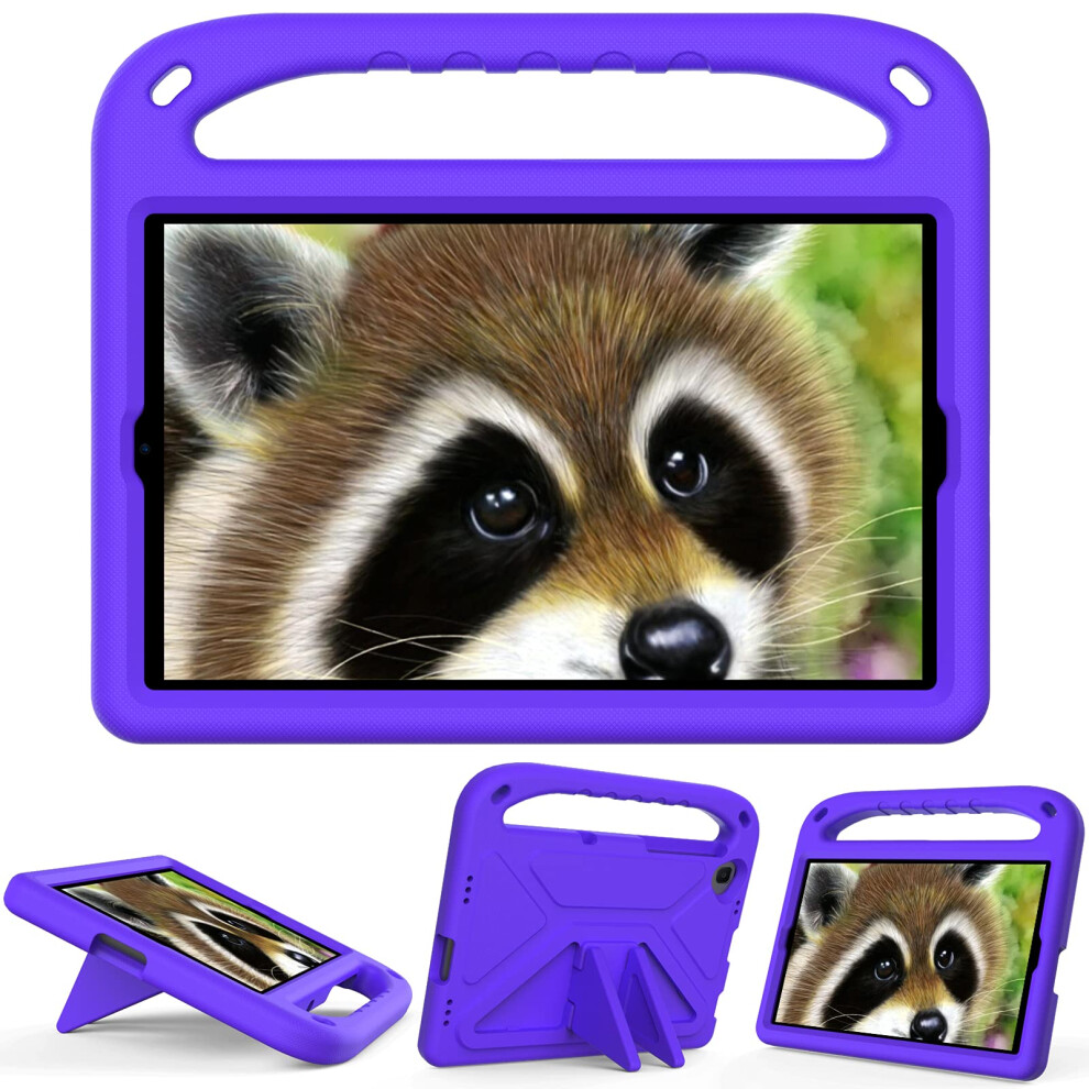 Kids Shockproof Eva Foam Case With Handle Stand For Samsung Galaxy Tab A 10.1 2019 T510 T515 Purple 9001264871246