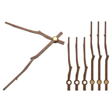 Clock Hands Replacement Kit with Silent Quartz Movement and Wooden Hands for 12 Inch Wall Clock
