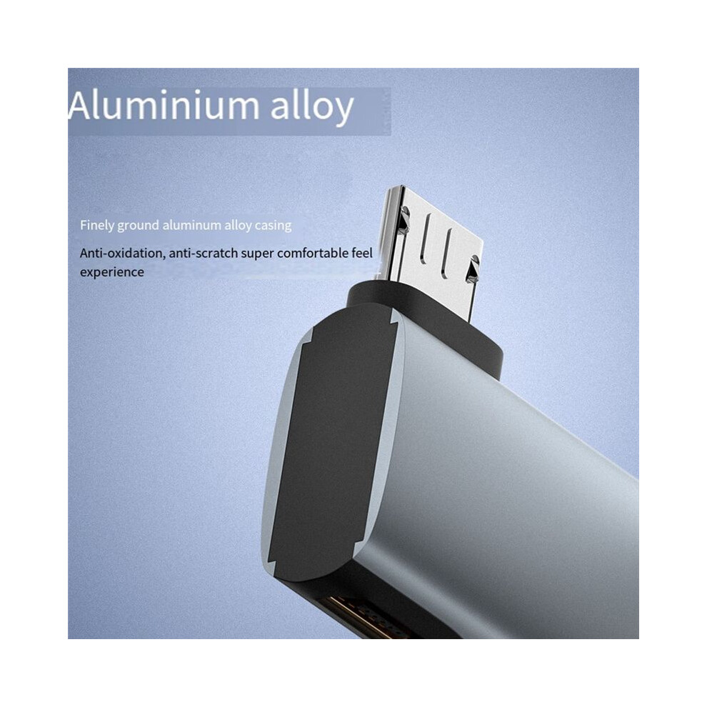 4K Otg Cable Adapter Power Supplied Micro-Usb To Usb With Angle Design. Suitable For Tablet, Tv(Left) Saudism
