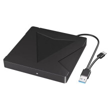 Lecteur de DVD Externe Graveur de CD DVD -/+RW Lecteur Optique Portable pour Ordinateur Portable PC Notebook Windows 11 10