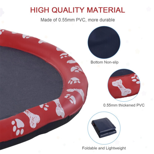 Pet splash sprinkler pad 2