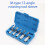 Spline-Spline-Bit-Stecknuss- und 5