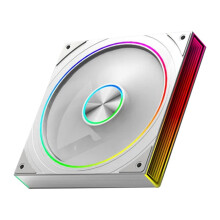 PC Case Fan Star Ring 140mm 5V 3Pin ARGB Cyclic Mirror Light Effect Lian PWM 650 to 1800RPM Cooling Fan White A