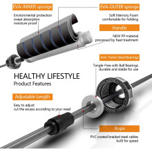 Versatile Jump Rope, Adjustable Skipping Tool with Smooth Ball Bearings, Premium Braided Steel Wire for Unmatched Performance