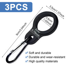 Versatile Accessory For Outdoor Activities, Elastic Rubber Design & Reusable Clip