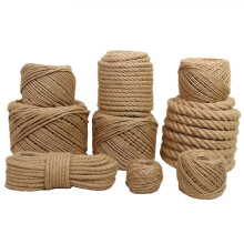 12mm Natural Jute and Manila Rope 50m HeavyDuty Braided for Crafts Gardening Outdoor Use