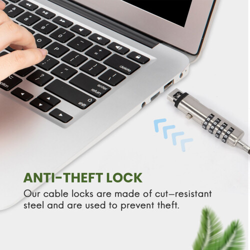 Security USB Password Anti-Theft Lock, Used for Anti Theft Function on Laptop, Tablet, Projector, TV 2