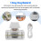 1-Key Shortcut Keyboard USB Custom Programmable Macro Keyboard Hot Key Mouse One Key Button RGB Mini Keypad 3