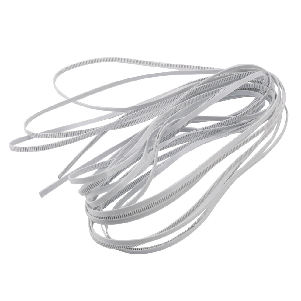 Pu With Steel Core Gt2 Belt 2Gt Timing Belt Width 6Mm 10M For 3D Printer Parts Anti-Wear Reinforce Open Belt White 4854110100015