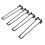 Tischbeine, U-Form, schwarz, moderne, 14