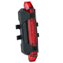Lampă de avertizare pentru biciclete, LED reîncărcabilă USB, lumină spate pentru bicicletă, super impermeabilă, luminozitate ridicată,