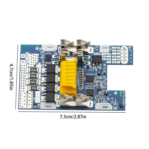 Plastic Battery Case 10 Cells Capacity Protective-Box With PCB 1